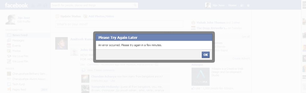 Facebook Account Temporarily Unavailable Issue Solved